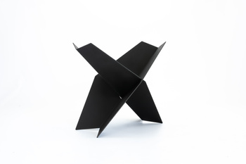 X-FIRE Outdoor Garden Fire Pit by QualitySPA — (4 mm steel, 2 pieces), “Ready in seconds”