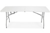 Sammenleggbart serveringsbord, lengde 240 cm - hvit