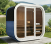 Utendørs badstue Icon 125 for 2-3 personer / Ny Rainbow-kolleksjon / Kun elektrisk oppvarming / Høy kvalitet Thermowood | Velvære | Avslapning | SPA | Naturlig treverk | Thermowood