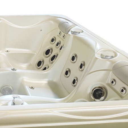 Jacuzzi da giardino SPA566 200x200 cm – lussuosa vasca SPA con idromassaggio per il giardino e la terrazza