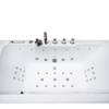 Vasca idromassaggio IRIS 933B 160×84 – relax profondo in design moderno, bianco