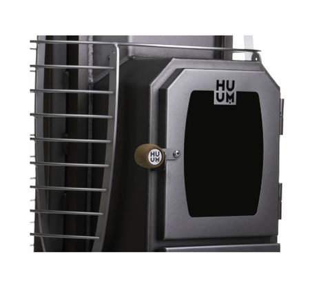 HIVE Wood LS 17 kW - Poêle de sauna à bois avec chambre de combustion élargie et pierres de 30 kg