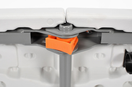 Saliekamais 240 cm garš ēdināšanas galds - balts