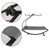 Double Garden Lounger | Beach lounger with adjustable canopy hammock for patio balcony Grey | Garden hammock on a stand, outdoor relaxation