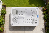 Jacuzzi de luxo OF-2002Pro – SPA exterior para 2 pessoas com hidromassagem e Bluetooth