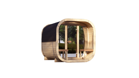 Eke 280 välissaun 4-6 inimesele / Elektri- või Harvia puuküttega keris / Kvaliteetne põhjamaine kuusk ( männi termopuit) | Wellness | Lõõgastumine | SPA | Wellness | Lõõgastumine | SPA | Nordic Style | Termopuit
