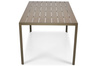 Table de jardin MODENA 150 en aluminium - Argent