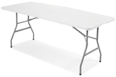 Sammenleggbart serveringsbord, lengde 240 cm - hvit