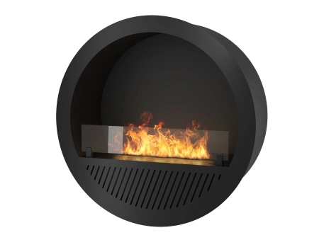 INSIDE BLACK 1000 bio-fireplace burner – luxurious fire in your interior