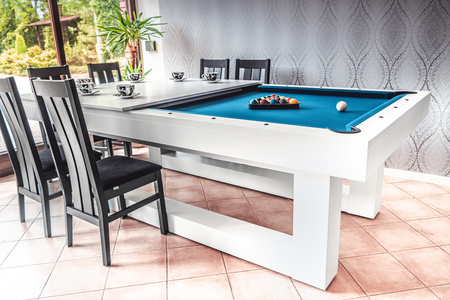Τραπέζι μπιλιάρδου Vision – συνδυασμός μπιλιάρδου, τραπεζαρίας και επιτραπέζιου τένις