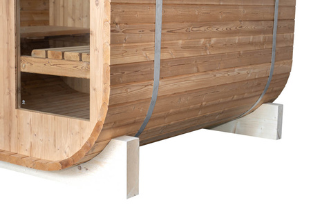 MO-2118 SQUARE sodo pirtis 210x180x210 cm - moderni lauko pirtis sode, eglės mediena, poilsiui ir sveikatingumui