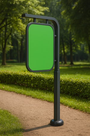 Informationsstander SM100.2 – pålidelig formidler af budskaber i det offentlige rum