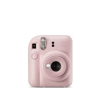 Instax mini 12 ροζ φωτογραφική μηχανή στιγμιαίας λήψης με φλας fujifilm
