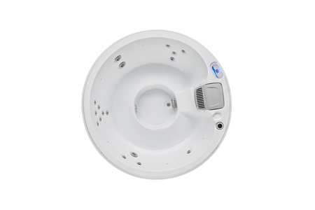 Луксозното джакузи OF-V1801 – просторно 5-местно SPA с хидромасаж, LED осветление, Bluetooth и озониране