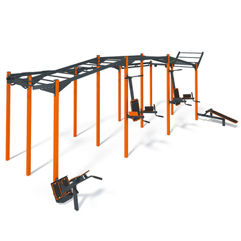 Workout PRO Outdoor Sportcomplex Large-4 KF902.14 – Multifunctioneel Street Workout Station