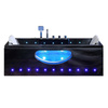 Hydromassage Bathtub IRIS 933B 160×84 – deep relaxation in a modern design, black