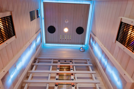 MO-RL1ST Infrarød sauna med saltstein + turmaliner