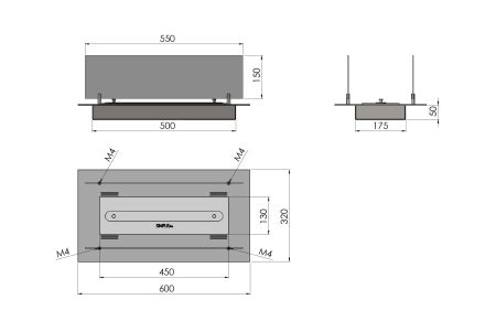 Βιοτζάκι SIMPLE INSERT 600 – Τζάκι χωρίς εγκατάσταση με εφέ ατμού