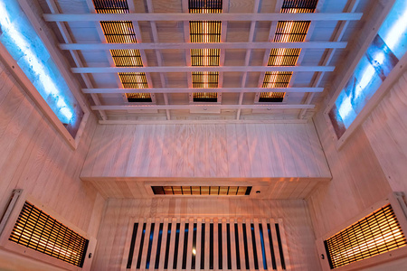 MO-RL3S infrapunasaun soolakiviga | Wellness | Relax | SPA | Modernne disain | Panoraamaklaasiga