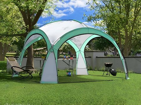 Tenda de evento pavilhão de jardim para piquenique + saco verde MultiGarden