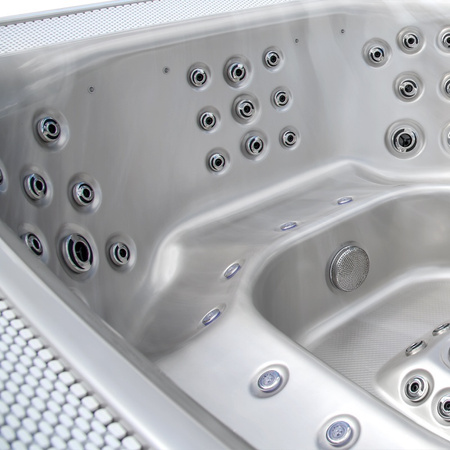 Dārza džakuzi SPA406 250x230 cm - grezna spa vanna 7 personām