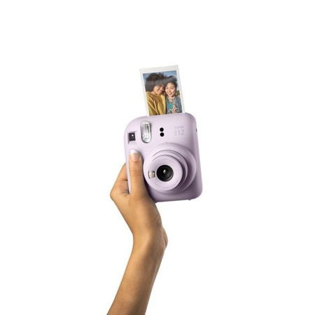 Instax mini 12 instant paarse camera met flitser fujifilm
