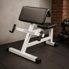 ST303 Banco de supino | Banco Scott para exercícios de bíceps | Equipamento profissional de musculação para ginásios