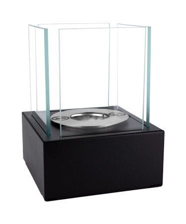Freestanding biofireplace Smart black structural matte