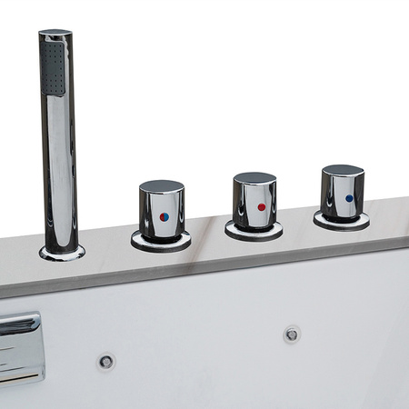 Хидромасажна вана Boston 926 White 180x100 cm - Елегантна спа вана за баня