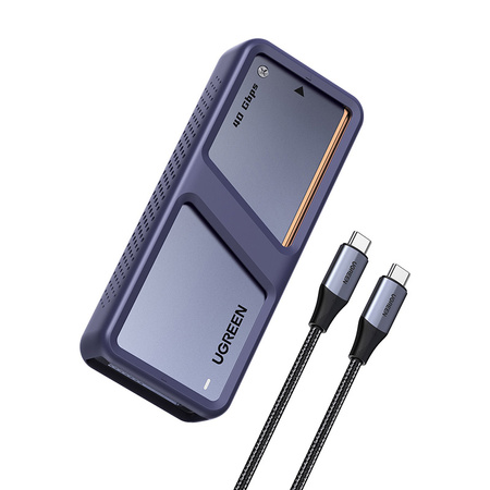 Caixa SSD M.2 NVMe Ugreen D703, USB4 (cinzento)