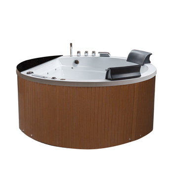 Vírivá vaňa Della 916 hnedá 155x155 cm – elegancia a relax vo vašej kúpeľni