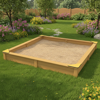 Пясъчник "City" TE334-2.7 - Голям и безопасен модулен пясъчник за деца