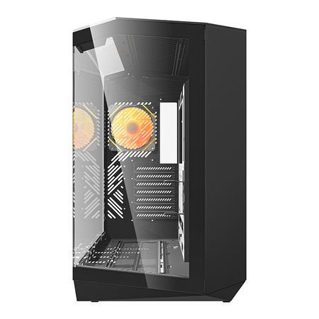 Darkflash DY470 arvutikarp (must) + 4 ventilaatorit + GPU klamber