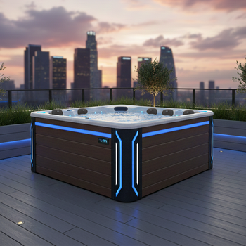 Puutarhaporeamme SPA743 220x220 cm - tilava rentoutuminen koko perheelle