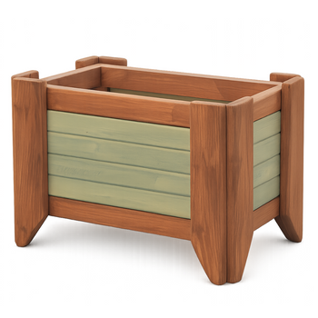 OCTOPUS Dusted Aloe Gartentopf - 45 × 29 × 30 cm, 15L, handbemalt