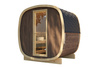 Sauna exterior Uku 160 para 3-4 personas / Calefacción eléctrica solamente / Abeto nórdico de alta calidad (madera termal de pino) | Bienestar | Relajación | SPA | Bienestar | Relajación | SPA | Estilo nórdico | Madera termal