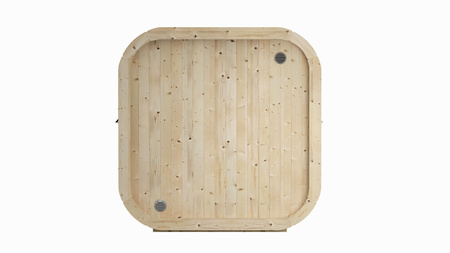 Icon 200 S Sauna Limitowana Czarna Edycja Ogrodowa dla 4 osób / Elektryczny lub Opalany Drewnem Piec Harvia / Wysokiej Jakości Świerk Skandynawski (Thermowood) | Wellness | Relaks | SPA | Wellness | Relax | SPA | Drewno Thermo | Panoramiczne Szkło