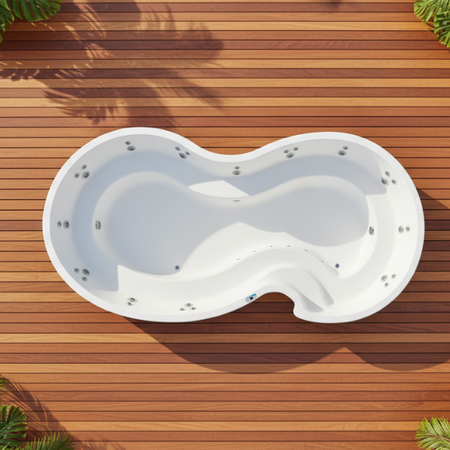 Jacuzzi OF-V6001 – prostorné SPA pro 13 osob s hydromasáží, LED, Bluetooth a ozonátorem