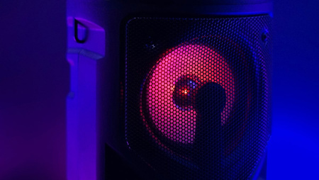 SQUEAK Harmony SQ1004 Bluetooth 5.0 EDR-højttaler med karaoke - 40W, USB, microSD, genopladelig, LED