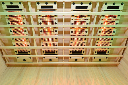 MO-RL4ST Sauna de infrarrojos con piedra de sal + turmalinas | Wellness | Relax | SPA | Minimalismo Elegante | Relajación de Lujo