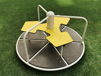 Carrusel para 3 personas TE244-HPL – Carrusel para parque infantil con tres asientos