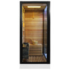 MO-1752B RIGHT TRIO, tør sauna, dampsauna og brusekabine 180X110X223CM
