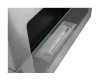 Підвісний біокамін зі склом 650x400 - inox, нержавіюча сталь, камін на біоетанолі
