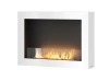 Bio-cheminée compacte Murall 800 — murale, pour encastrement en niche, sublime votre intérieur