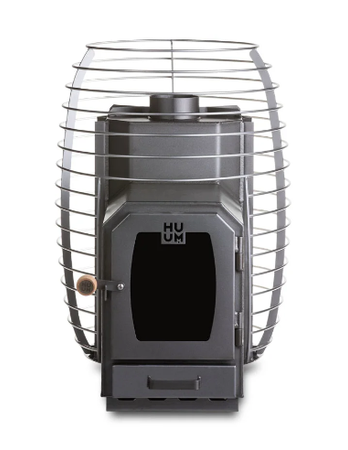 Иновативна печка за сауна на дърва HIVE WOOD 13 kW с импрегнирано натурално масло и уникална неръждаема стомана