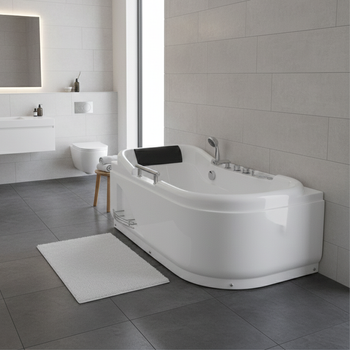 Μπανιέρα SPA για το σπίτι | Lemur 796R Δεξιά 140x80 cm 16 jets | Jacuzzi