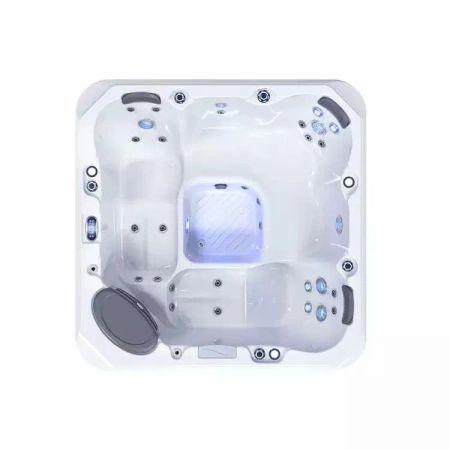 Jacuzzi acrílico Plug&Play 15A exterior para jardim – banheira SPA de luxo