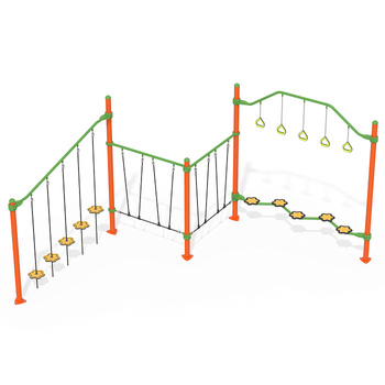 Seilspiel-Set LK823.1 – Kletterseil mit Knoten für den Spielplatz