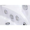Hidromasszázs kád fűtéssel ORINO 632BH fehér 157x157 cm - Modern spa káddal