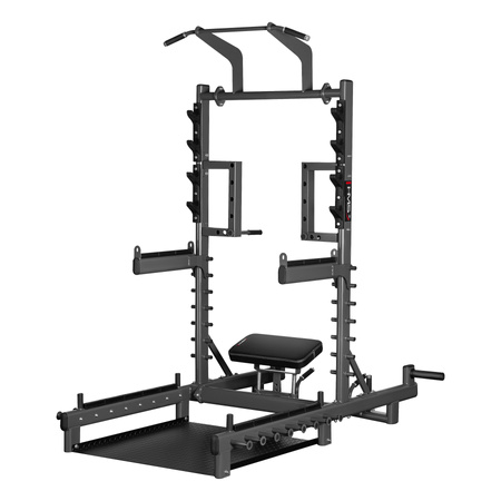 Support multifonctionnel avec plate-forme pour soulever des poids et pousser les hanches commercial SMP01 HMS